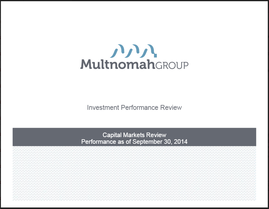 3rd Quarter 2014 Market Update