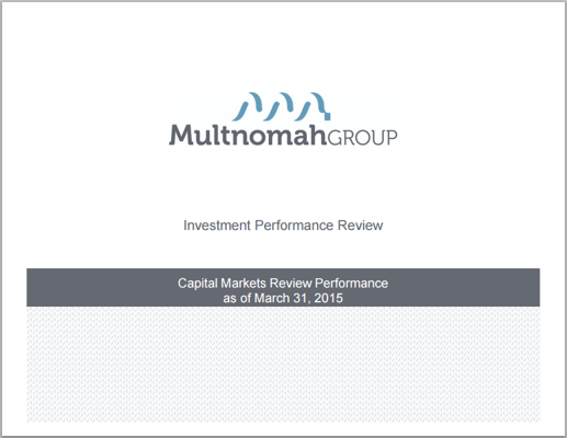 1st Quarter 2015 Market Update