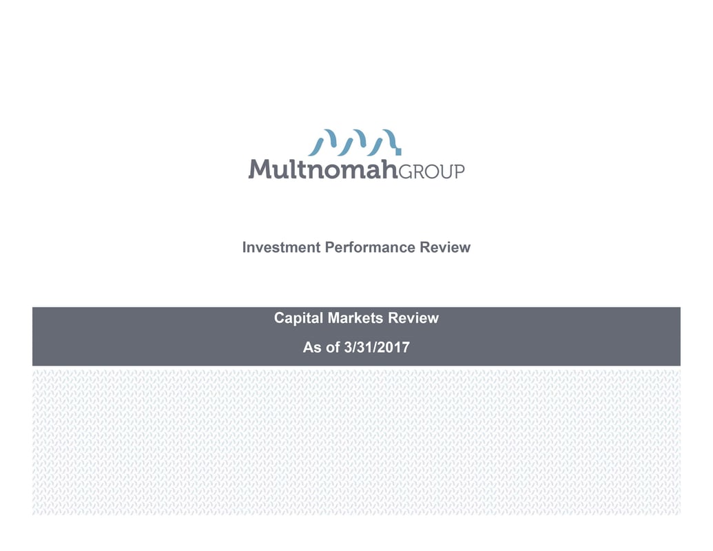 1st Quarter 2017 Market Update