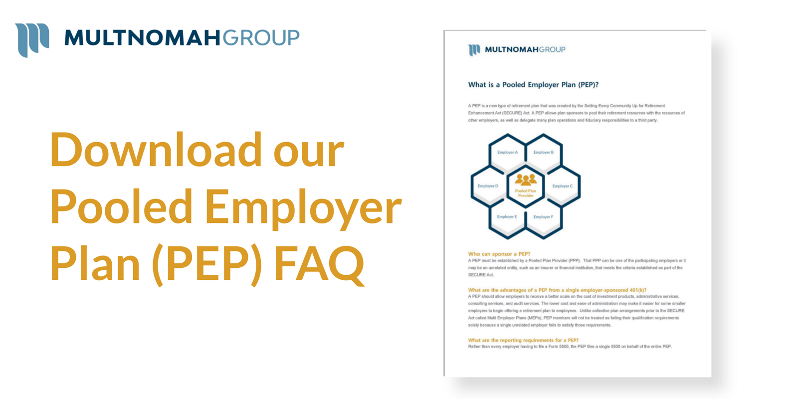 What is a Pooled Employer Plan (PEP)?