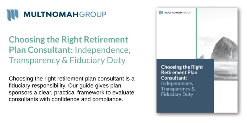 New Guide: Choosing the Right Retirement Plan Consultant
