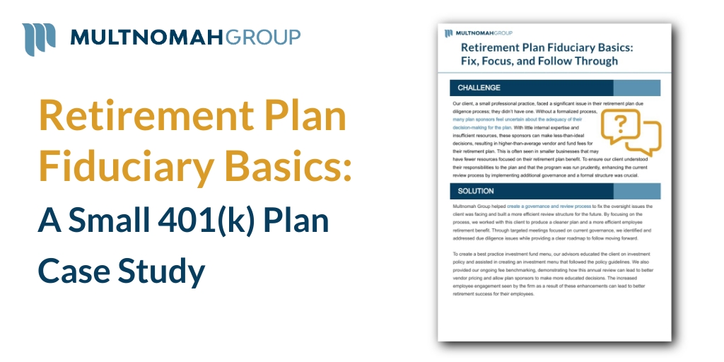 case study retirement planning