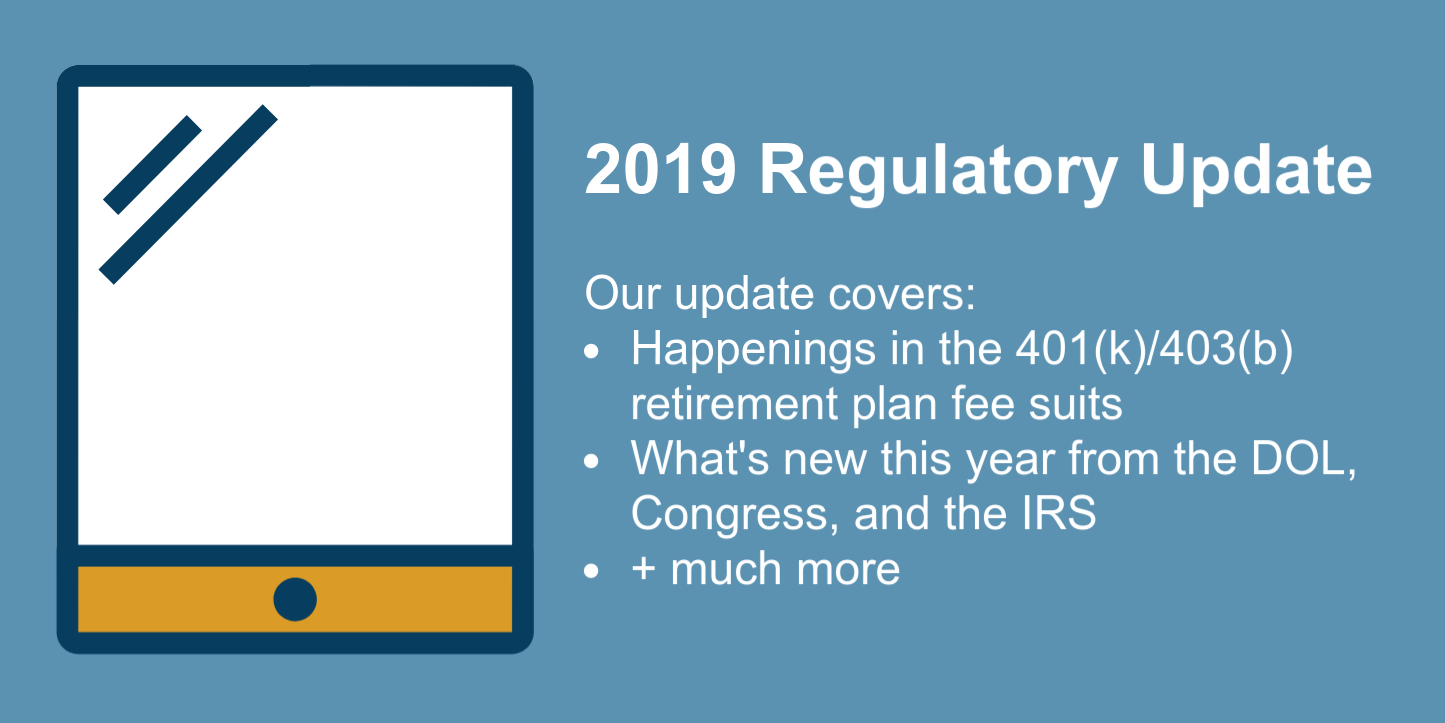 Read our 2019 Regulatory Update
